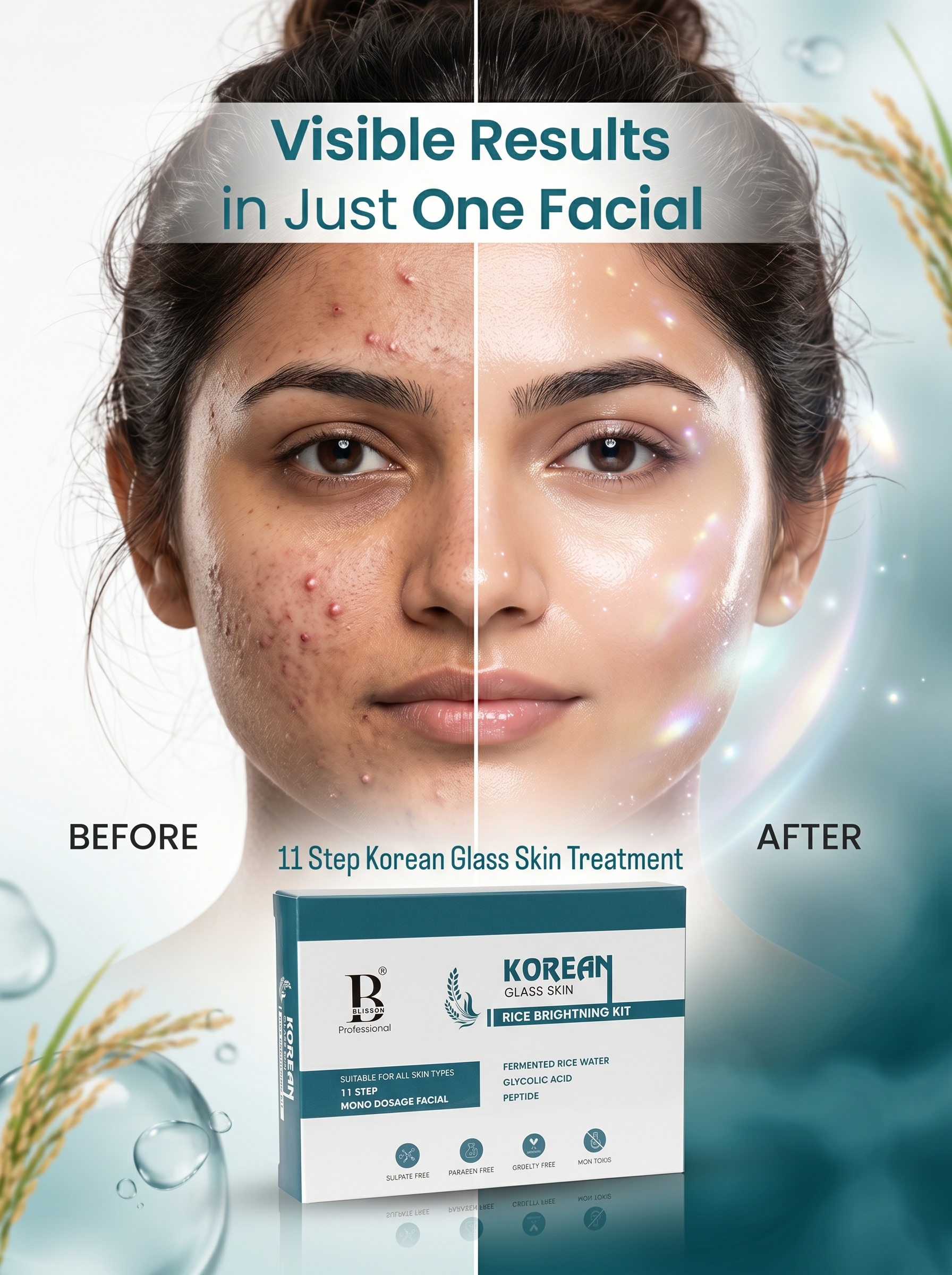 Korean Glass Skin Facial Kit thumbnail 4