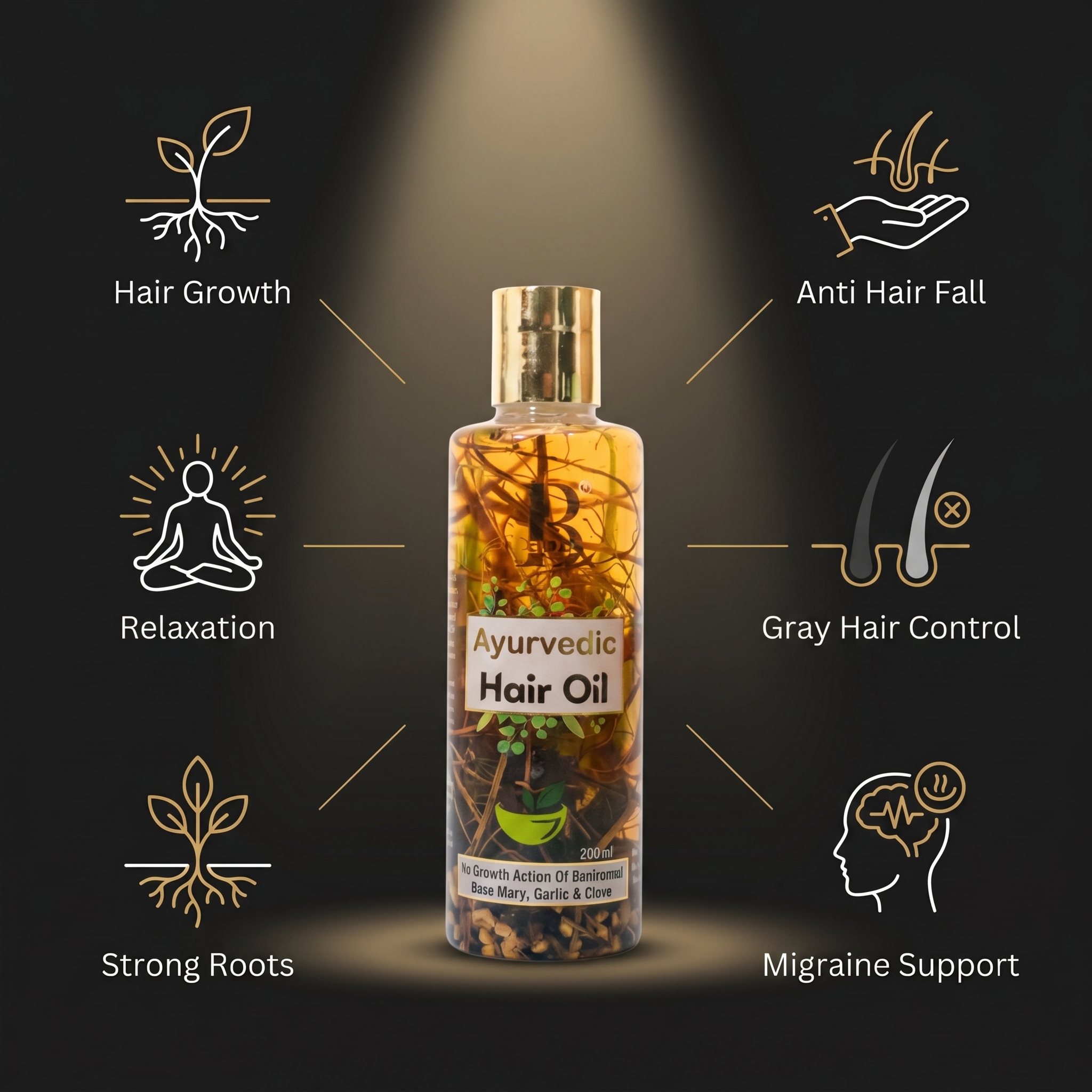 Ayurvedic Hair Oil thumbnail 2