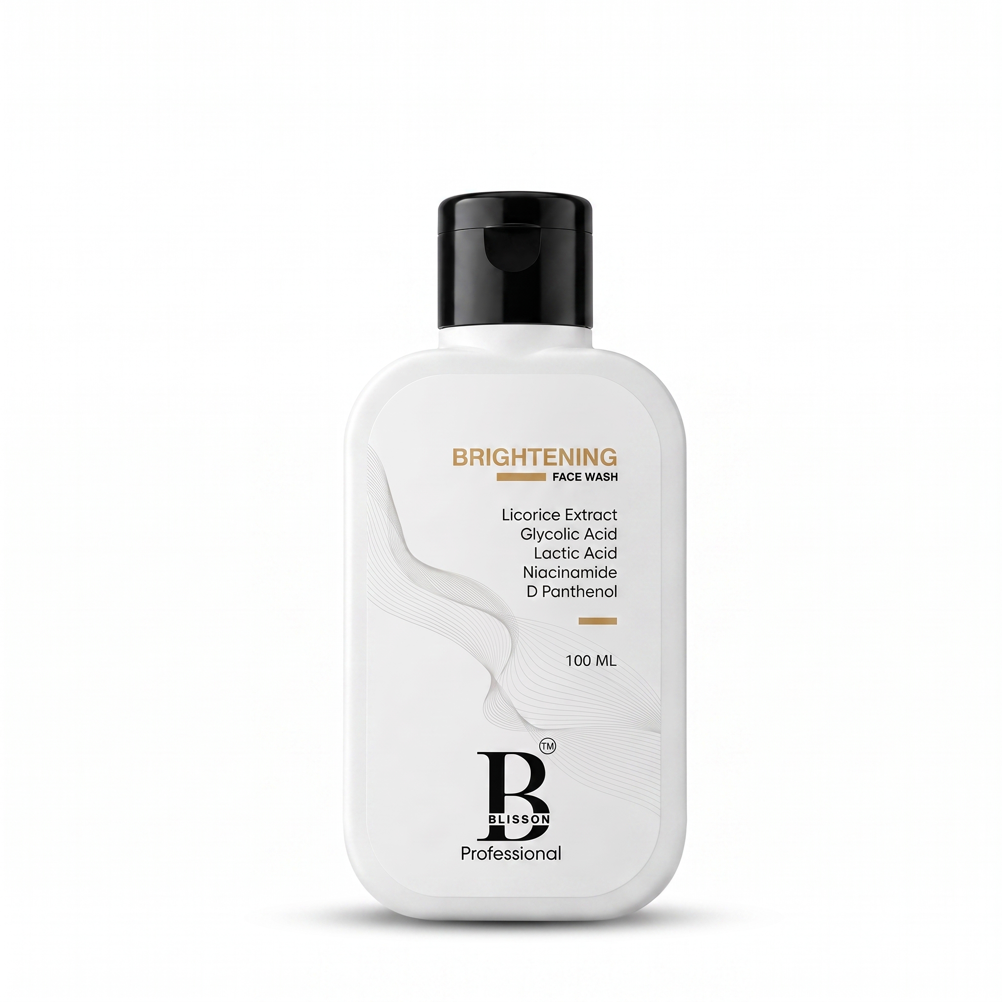 BLISSON Professional Brightening Face Wash with Niacinamide & Glycolic Acid, 100 ml