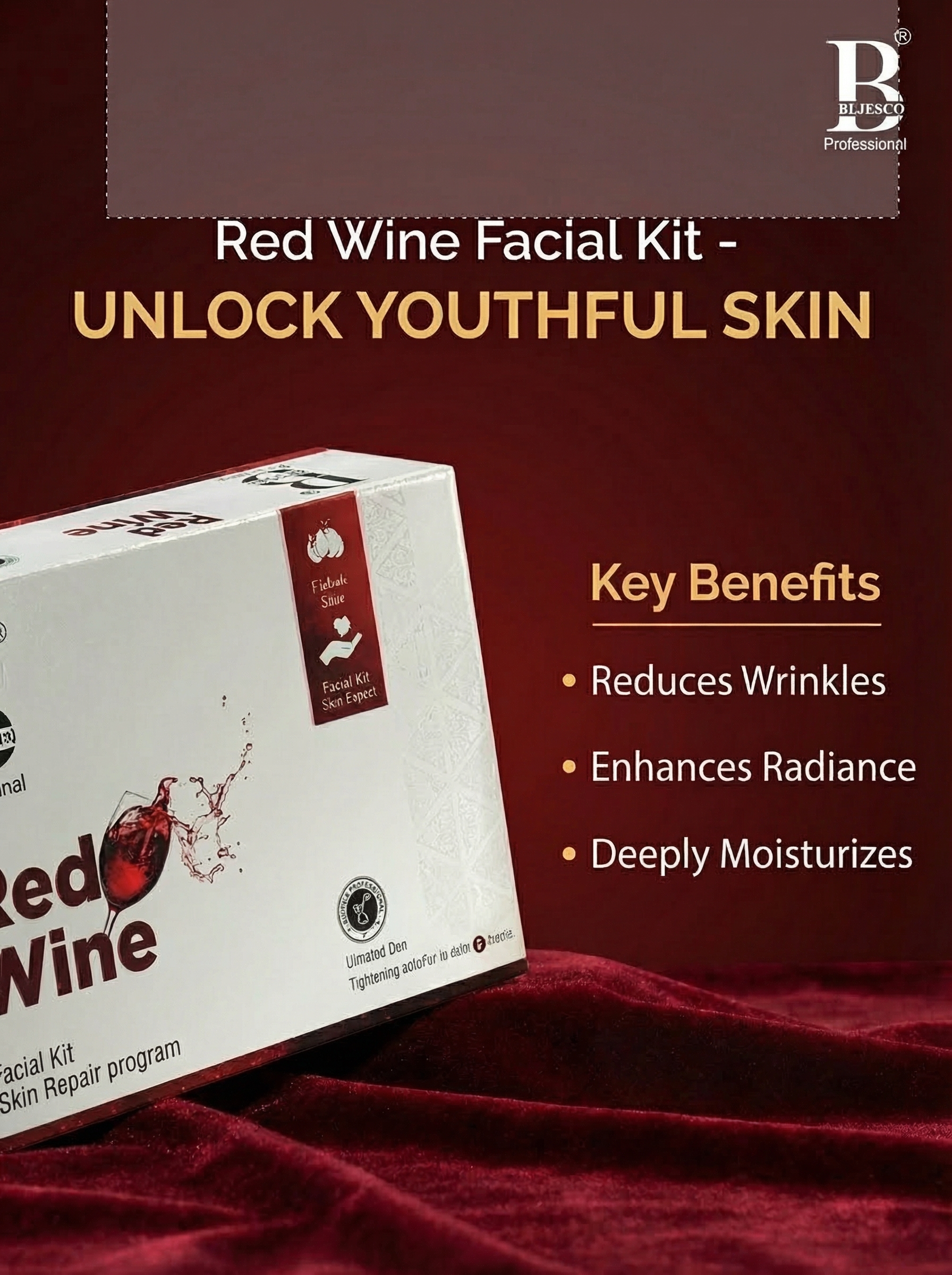 Red Wine Facial Kit – Anti-Aging & Radiance Therapy