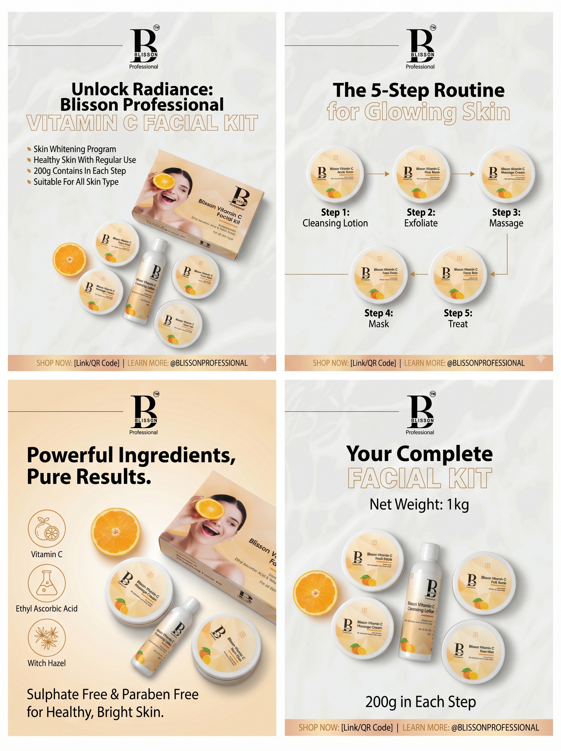 Vitamin C Facial Kit – 1kg thumbnail 3